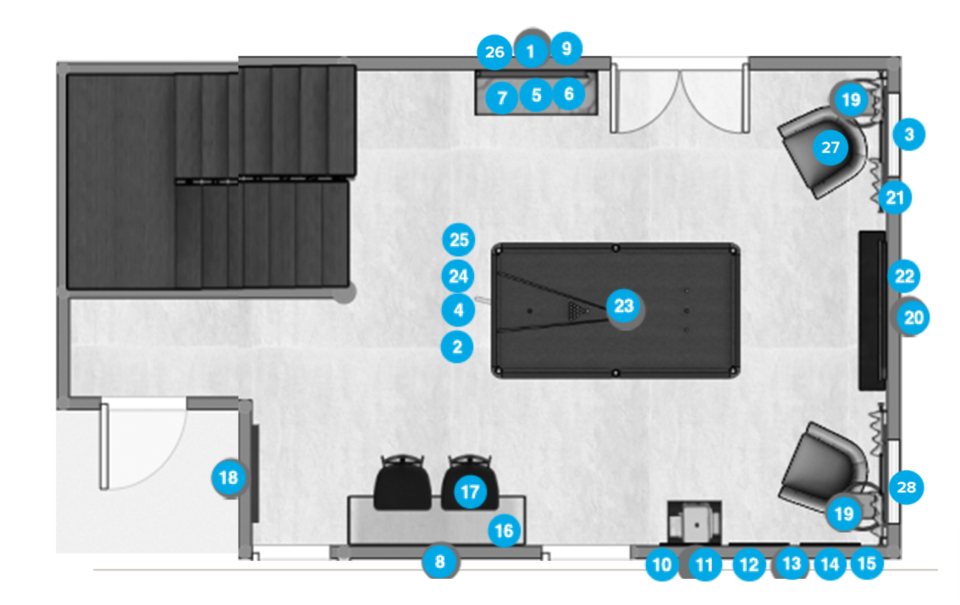 Online Designer Dining Room Floorplan