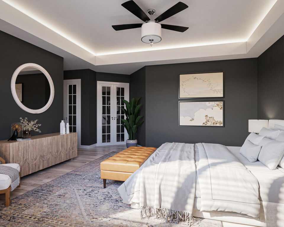 Online Designer Bedroom 3D Model 3