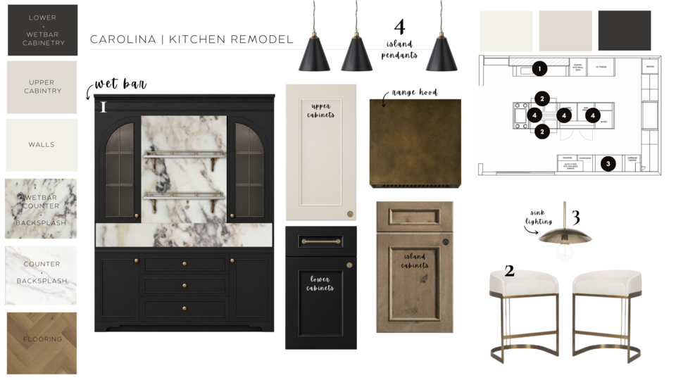 Parisian Traditional Kitchen Renovation Stacy D. Moodboard 1 thumb