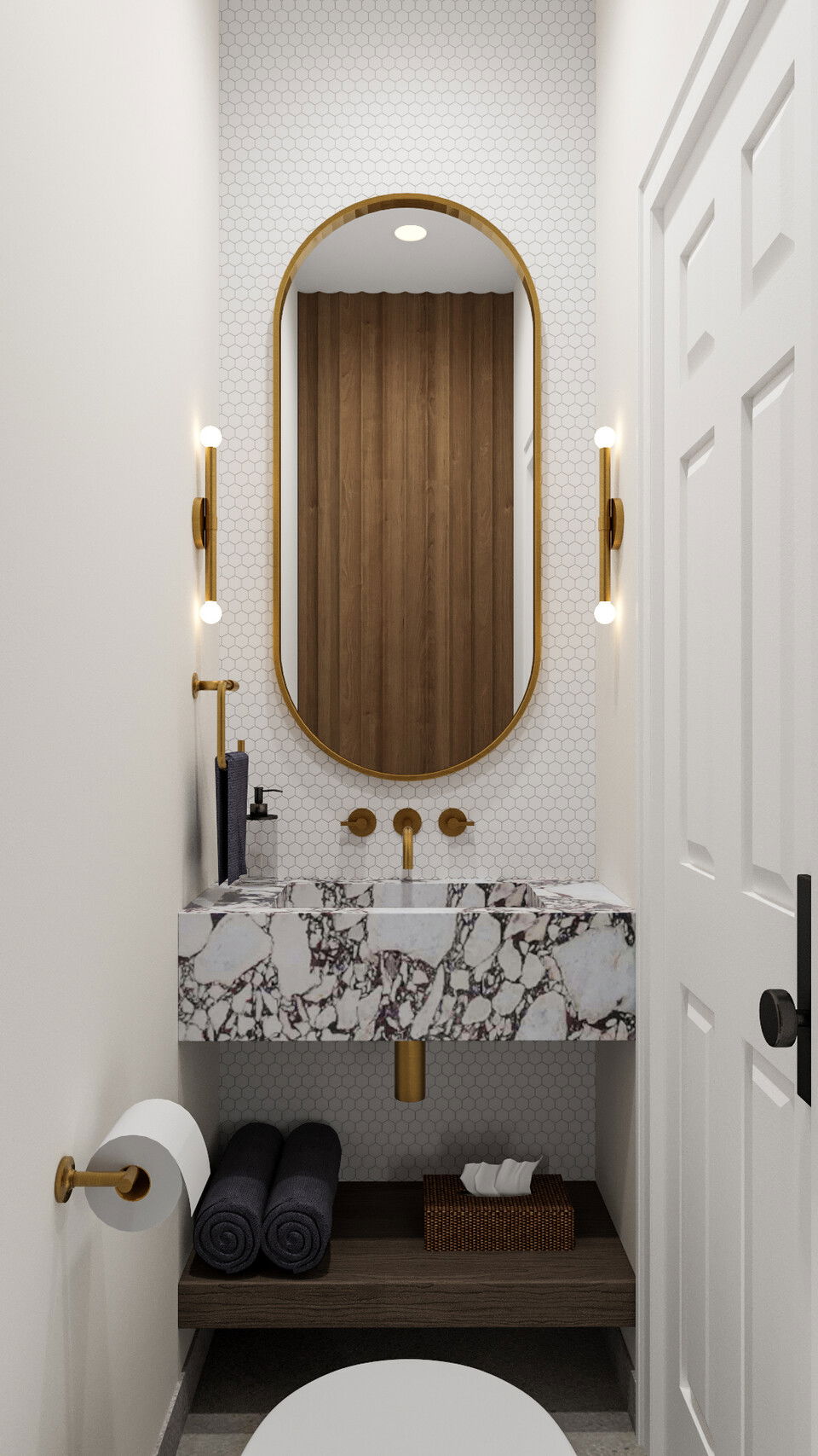 Online Designer Bathroom 3D Model 1