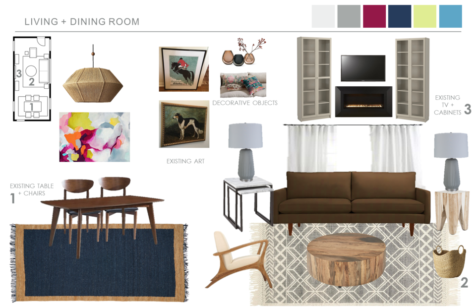 Eclectic Living Room Transformation Hannah C. Moodboard 1 thumb