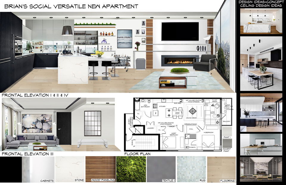 Versatile Contemporary Condo Interior Design Amelia R. Moodboard 2 thumb