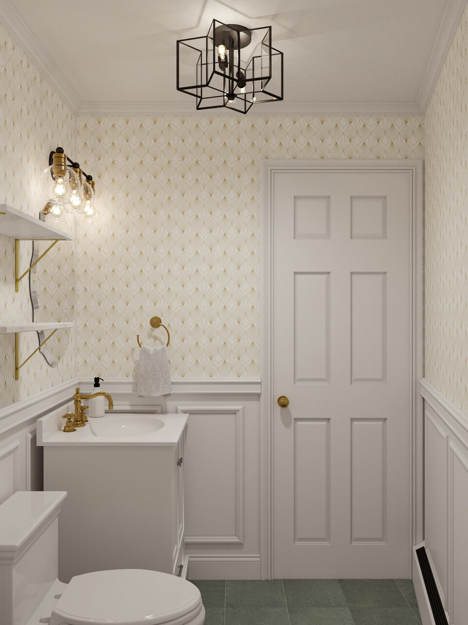 Online Designer Bathroom 3D Model 3