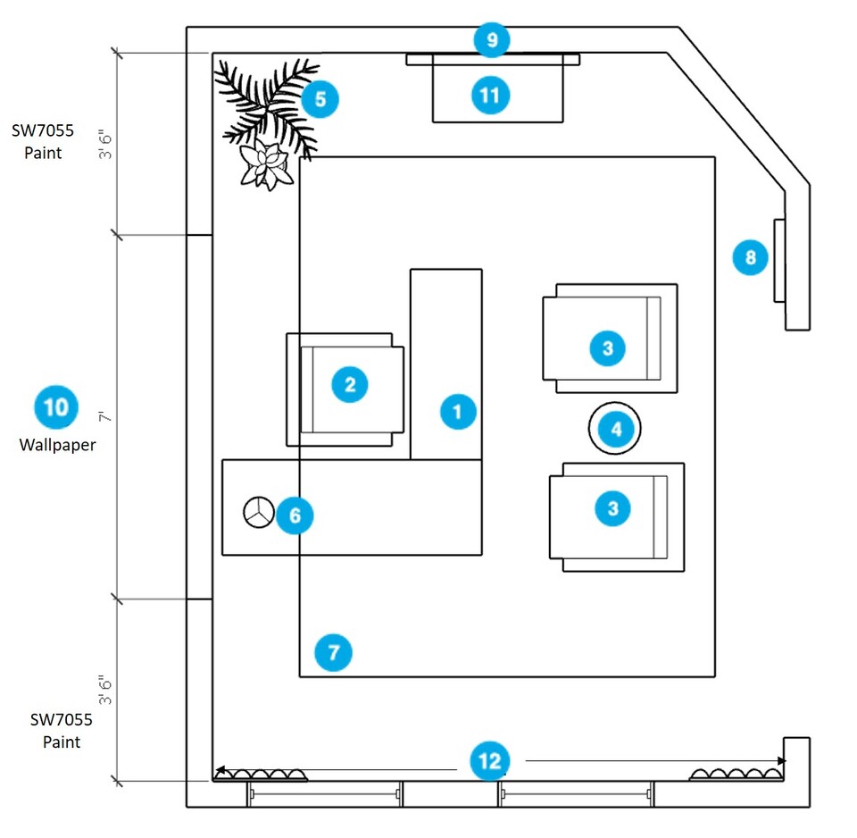 Online Designer Home/Small Office Floorplan