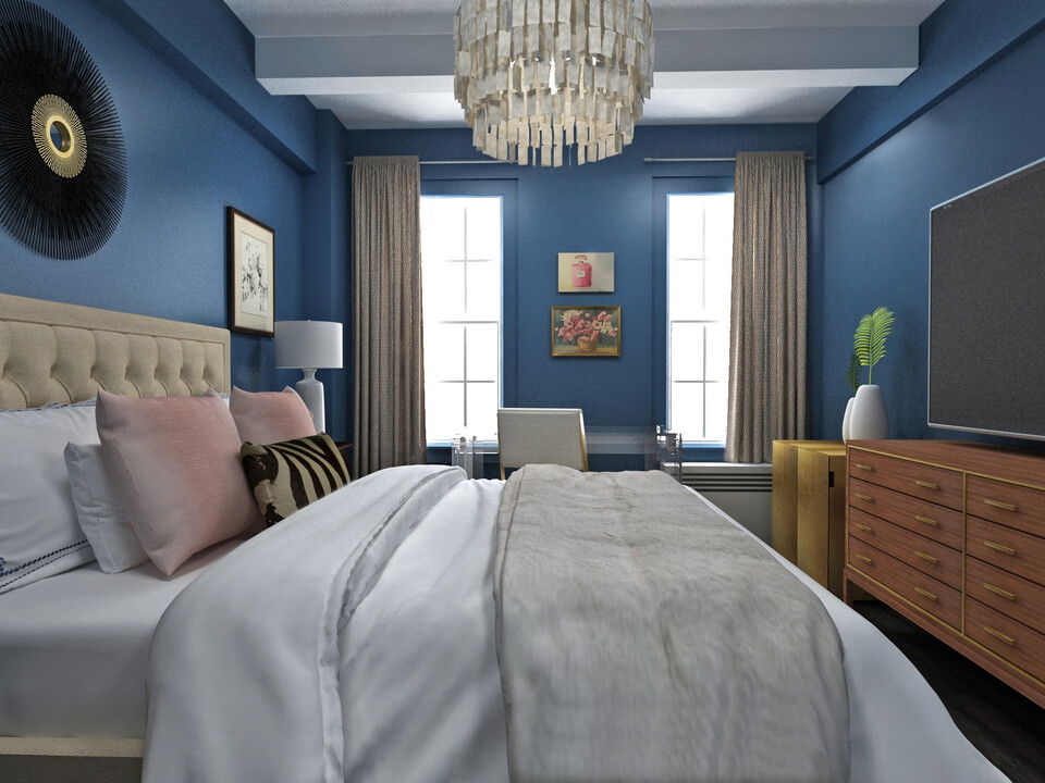 Online Designer Bedroom 3D Model 2