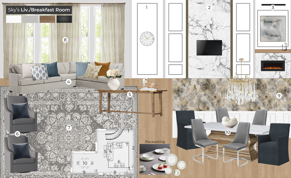 Luxurious Home Design with Modern Touches Carine C. Moodboard 2 thumb