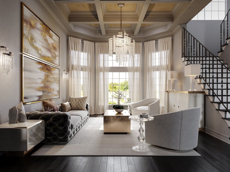 Living Room Design interior design service 3