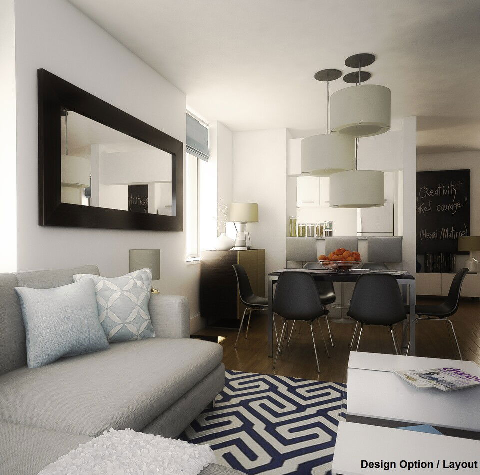 Online Designer Living Room 3D Model 1