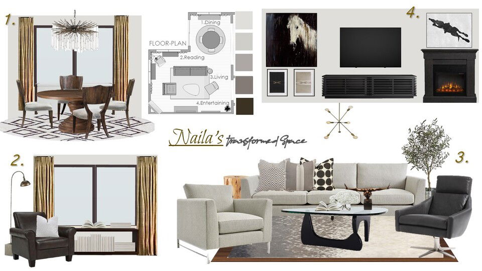 Transformación de Comedor en Tonos Crema y Rústicos Dale C. Moodboard 1 thumbnail