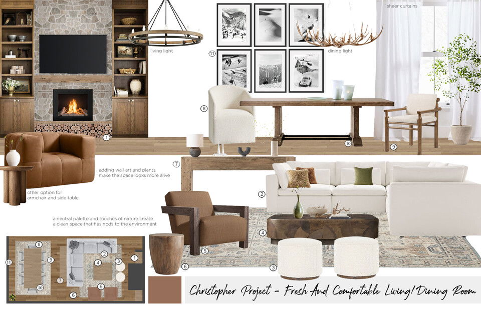 Modern Farmhouse Home Design with Cozy Vibes Maya M. Moodboard 1 thumb