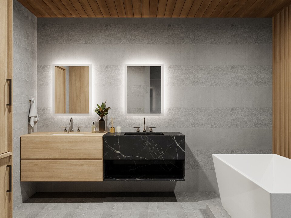 Masculine Bathroom Interior Design
