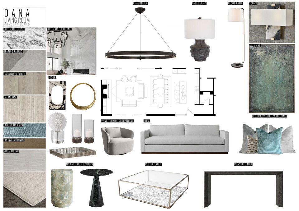 Diseño Interior Moderno Masculino Mladen C. Moodboard 1 thumb