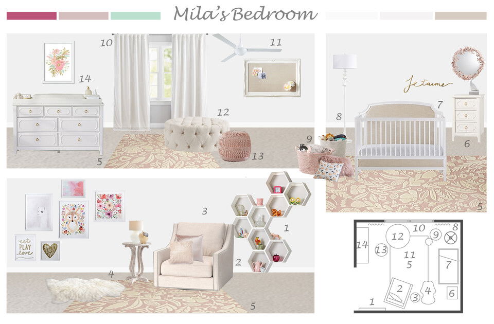 Contemporary Nursery Design  Lola C. Moodboard 2 thumb