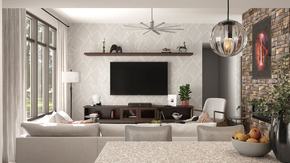 Online Designer Living Room 3D Model 2