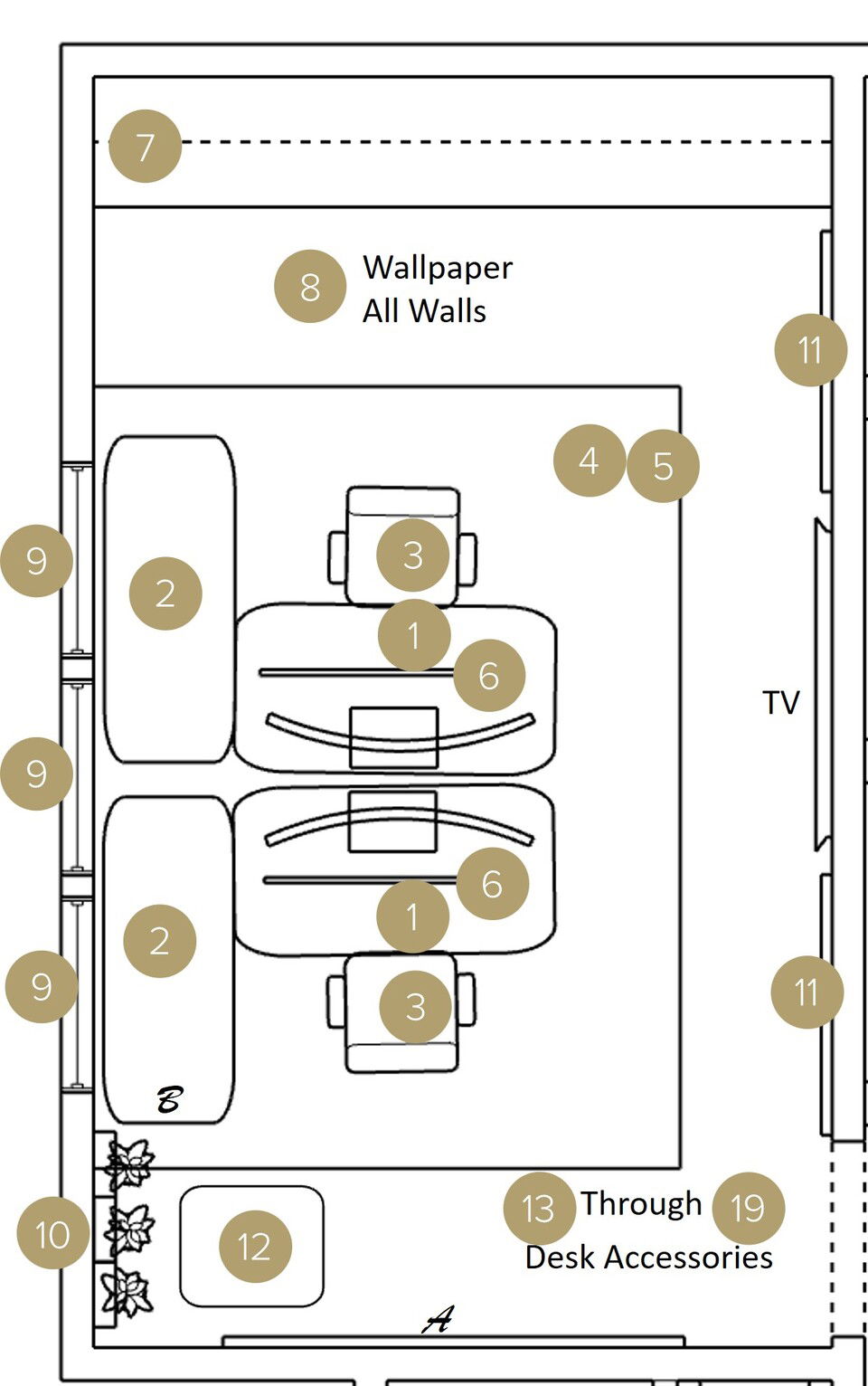 Online Designer Home/Small Office Floorplan