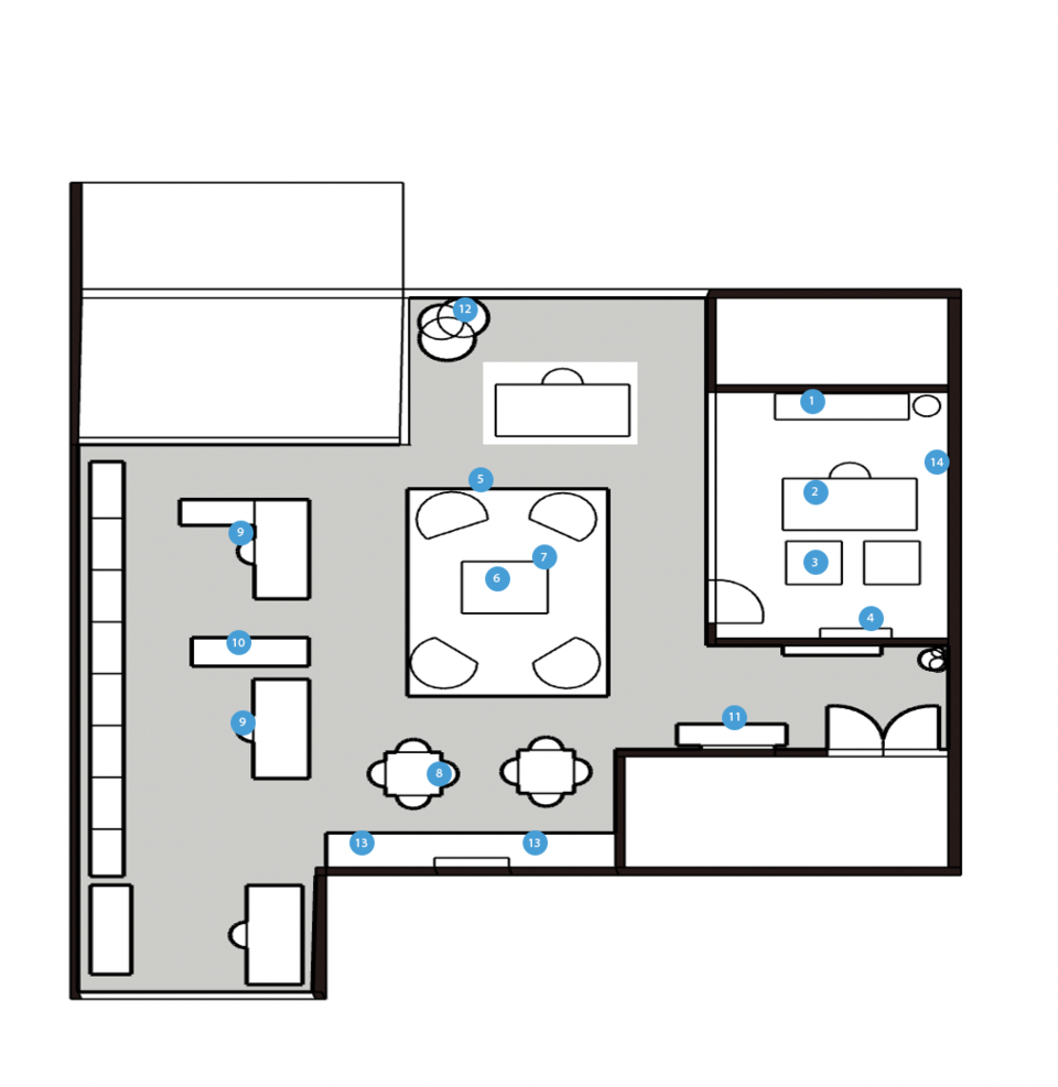 Online Designer Business/Office Floorplan