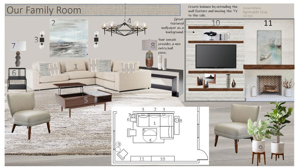 Bright Neutral Living Room Interior Design Wanda P. Moodboard 2 thumb