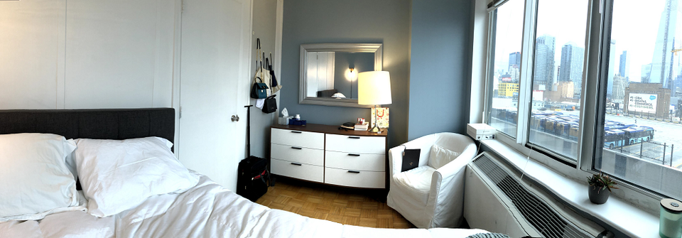 Proyecto de diseño de dormitorio contemporáneo, elegante y natural - Foto antes