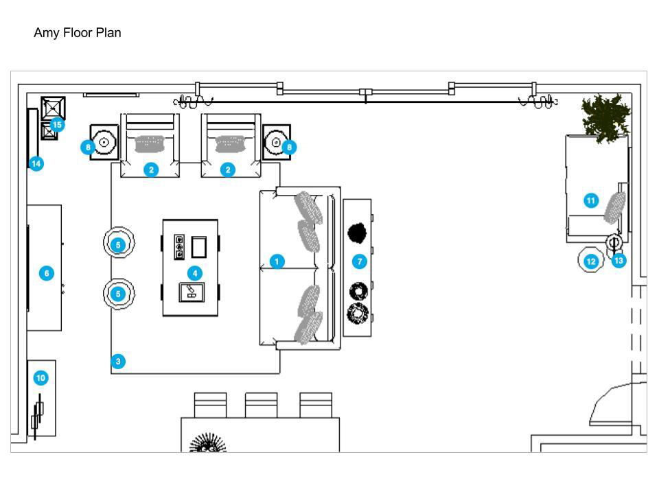 Online Designer Living Room Floorplan