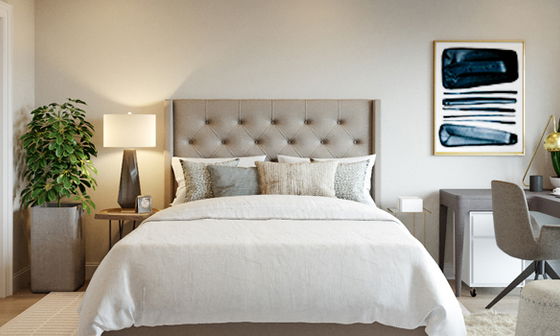 Contemporary, Stylish Bedroom by affordable Richmond interior designers