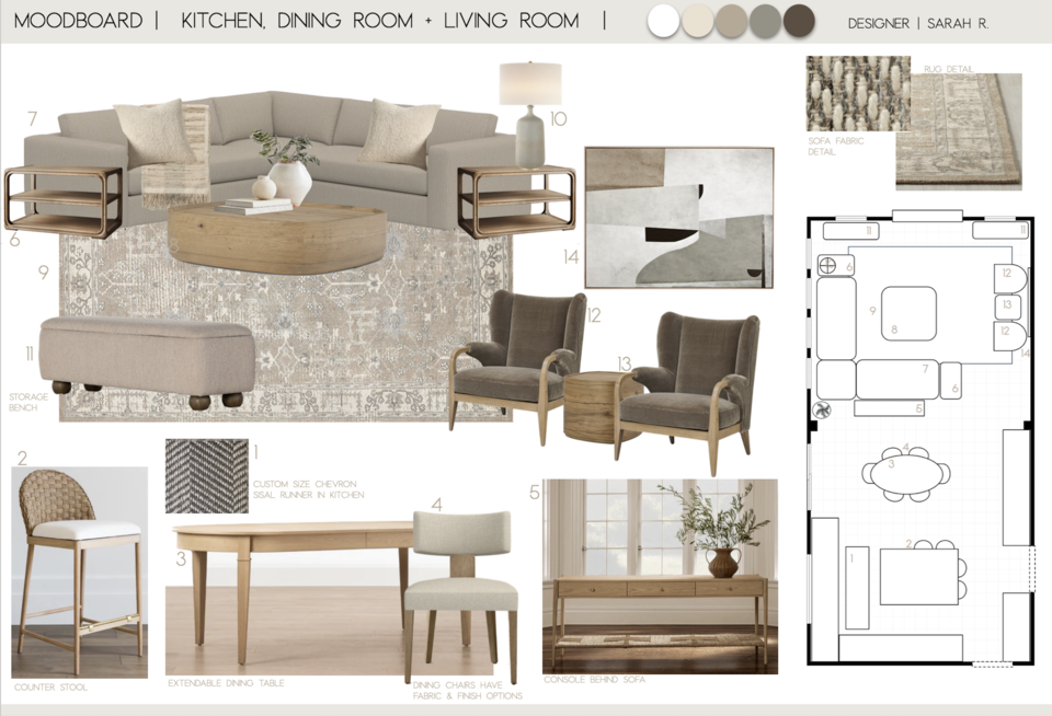 Sleek Modern Abode Transformation Sarah R. Moodboard 2 thumb