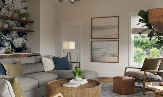 Timeless, Comfortable & Functional Living Room