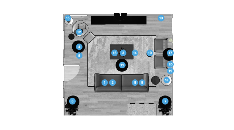 Online Designer Bedroom Floorplan