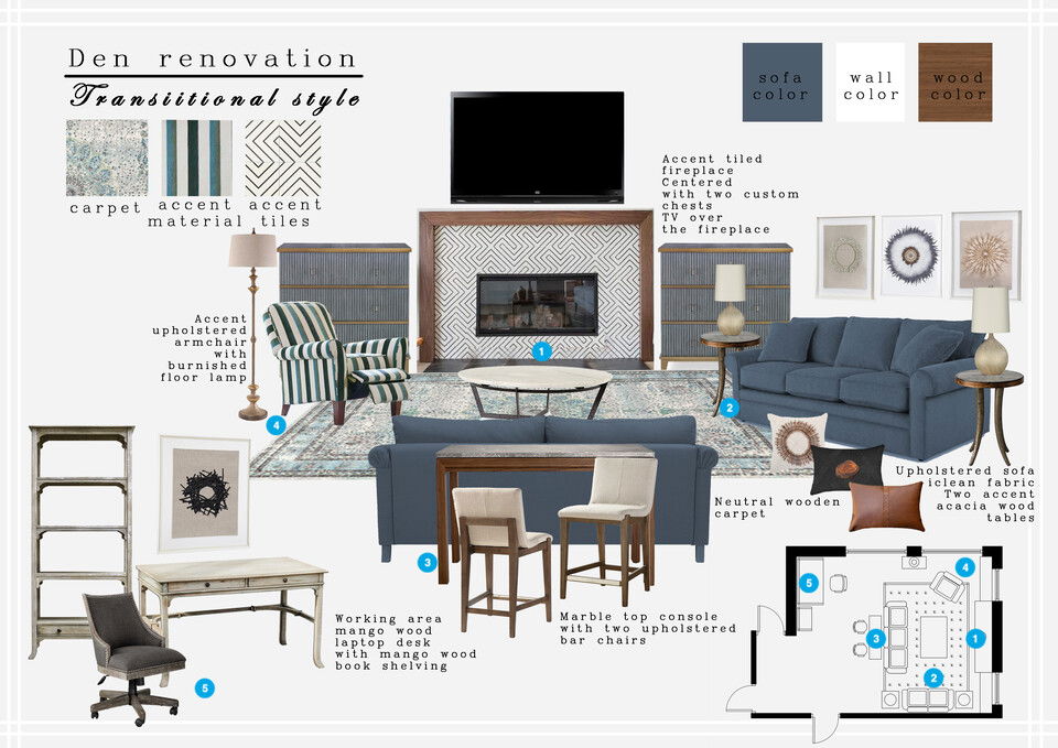 Comfortable Transitional living Room Design Darya N. Moodboard 2 thumb