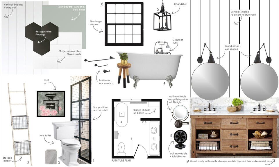 Timeless Bathroom Transformation Francis D. Moodboard 1 thumb