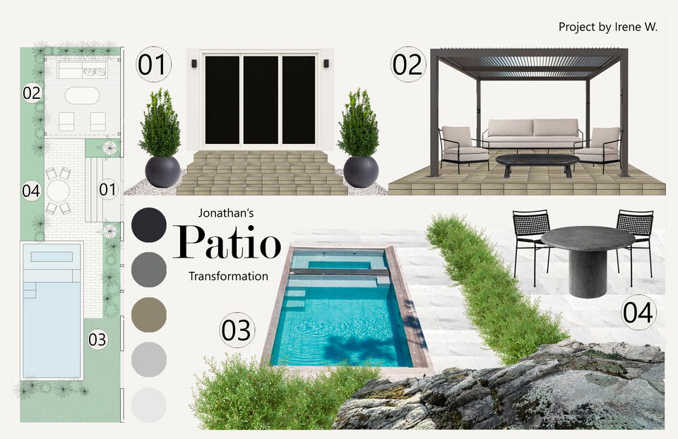 Tropical Luxe Patio Remodel Irene W. Moodboard 2 thumb