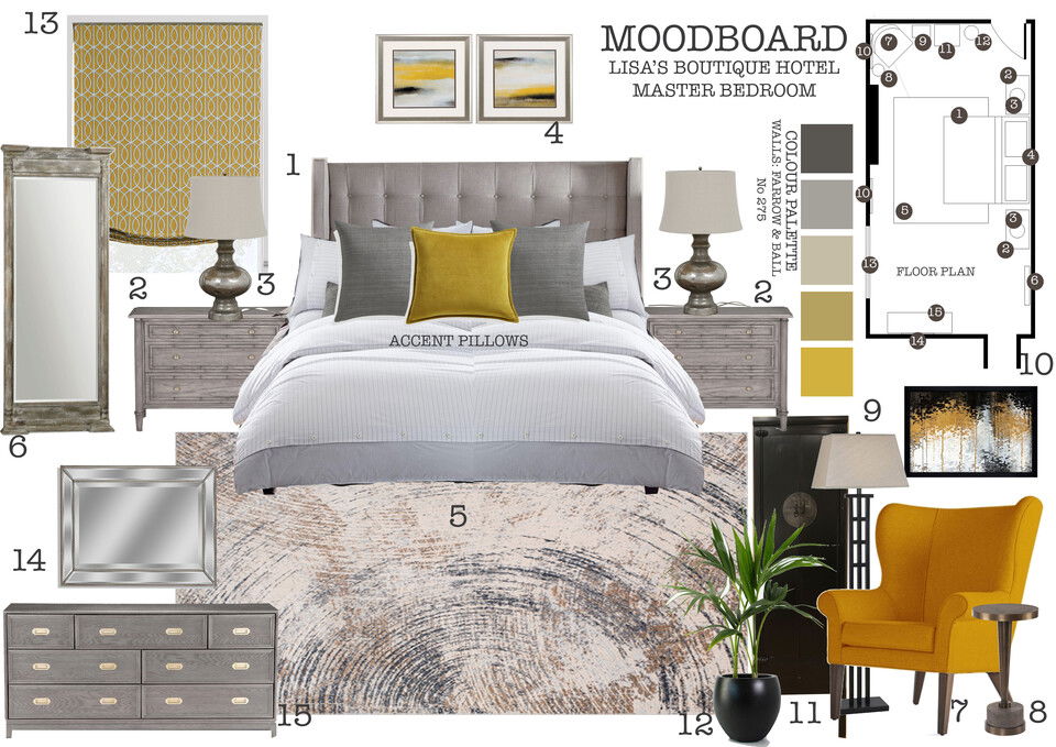 Clean Transitional Master Bedroom Tamna E. Moodboard 1 thumb