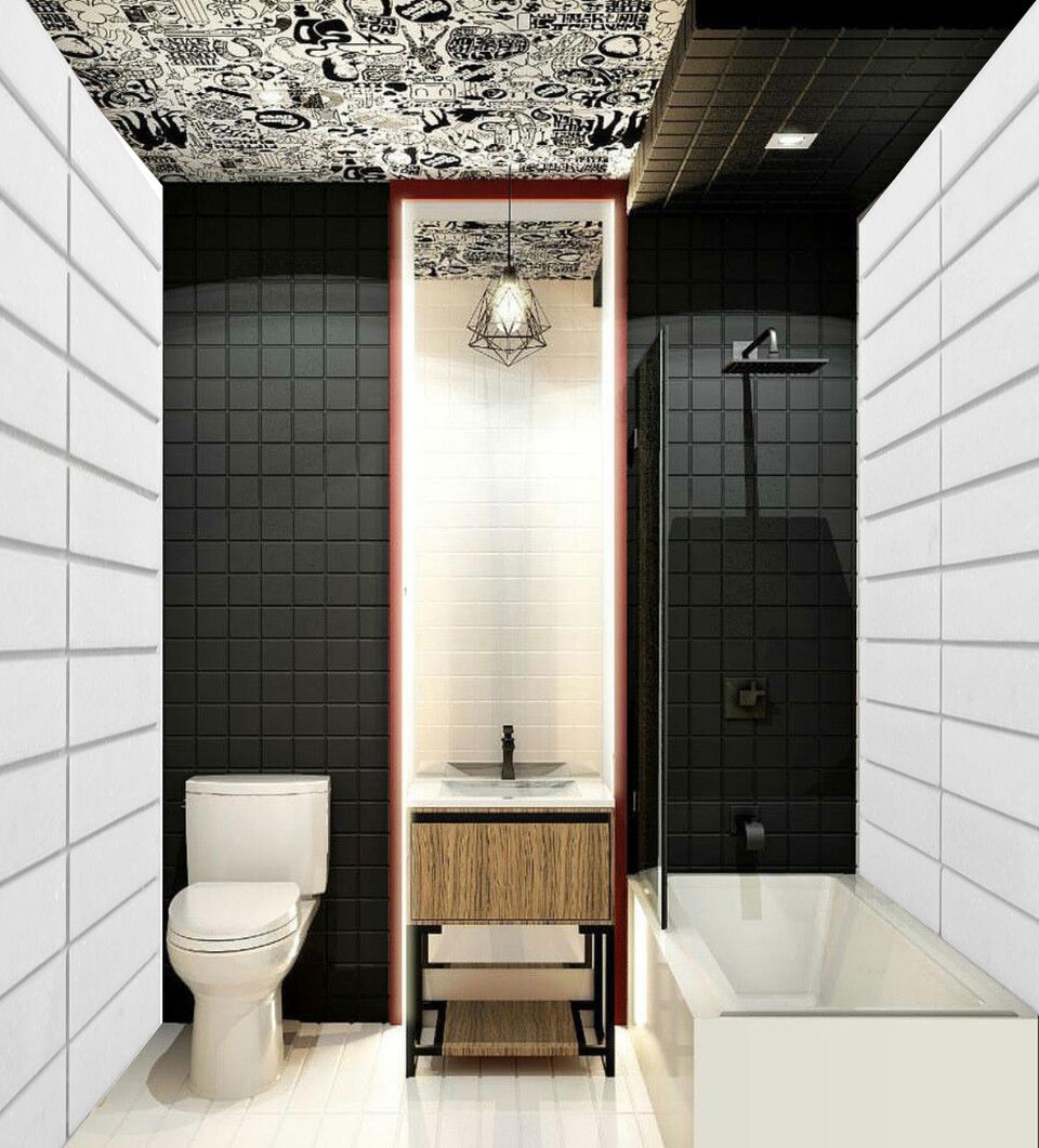 Online Designer Bathroom 3D Model 3