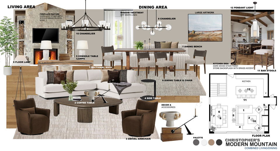 Modern Mountain Home Design with Cozy Vibes Ibrahim H. Moodboard 2 thumb