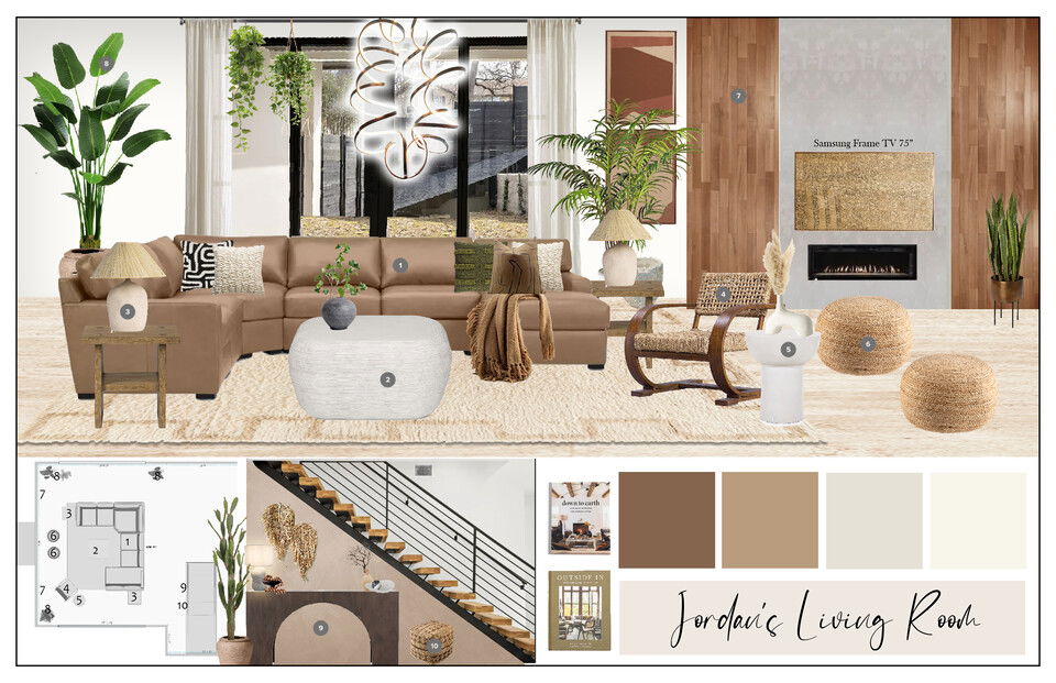 Modern Fresh & Comfortable Nature-Inspired Home Casey H. Moodboard 2 thumb