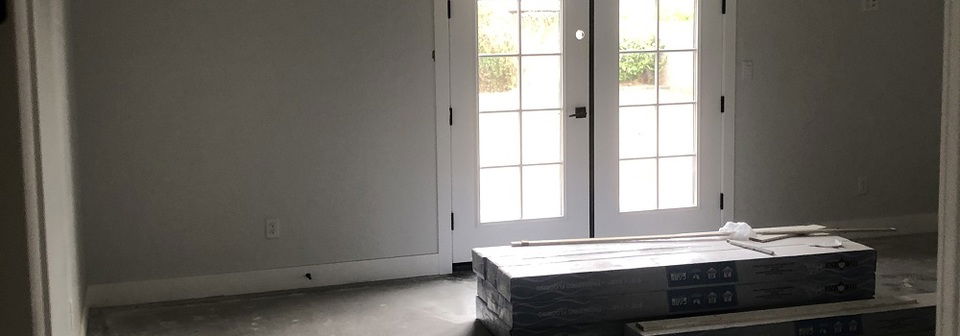 Fresh Contemporary New Build Design- Before Photo