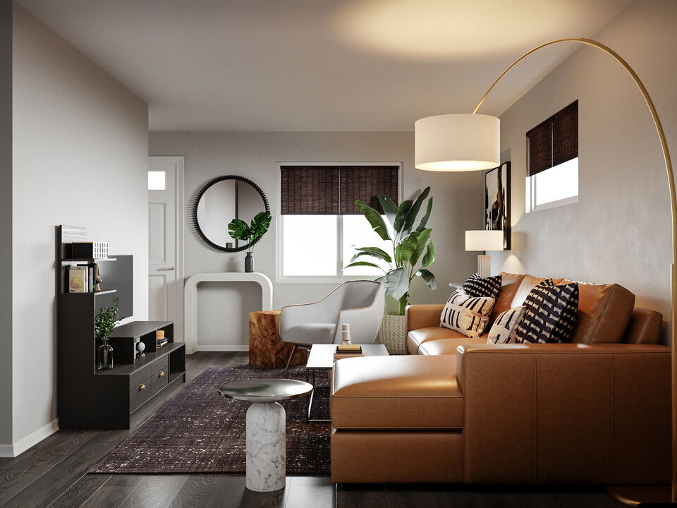 Online Designer Living Room 3D Model 2