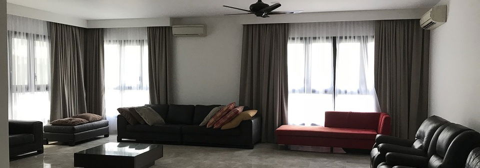 Bold Transitional Living Room- Before Photo