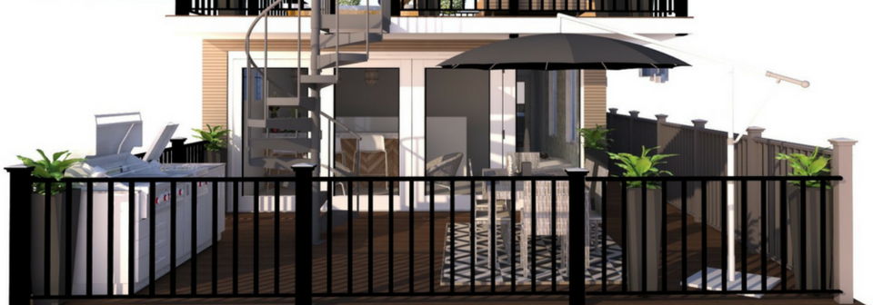 Diseño de hogar contemporáneo cálido - Renderizado después