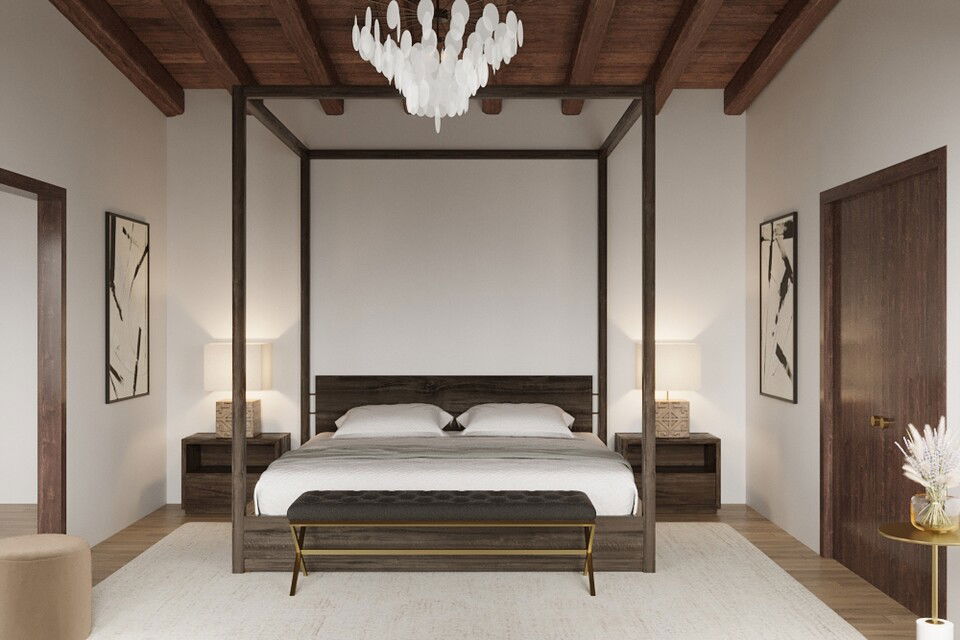 Online Designer Bedroom 3D Model 3