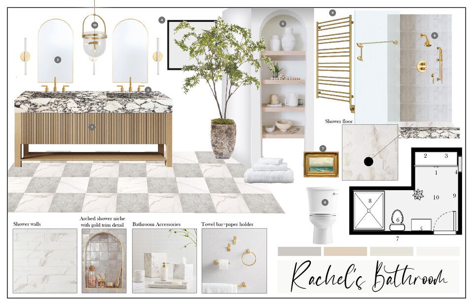 Modern Refreshing Bathroom Interior Design Casey H. Moodboard 2 thumb