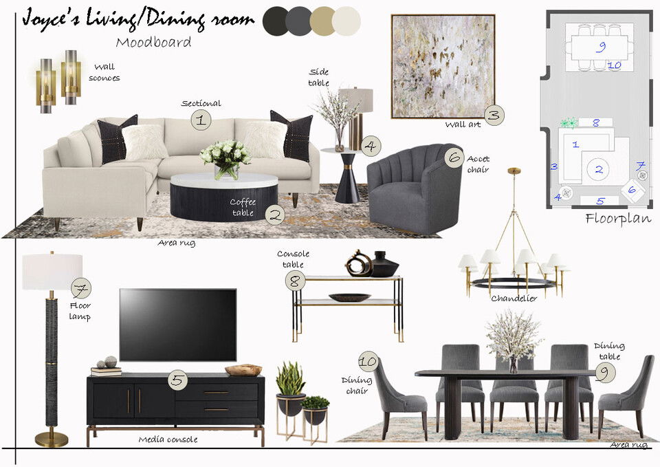 Modern Open Concept Renovation Liana S. Moodboard 2 thumb