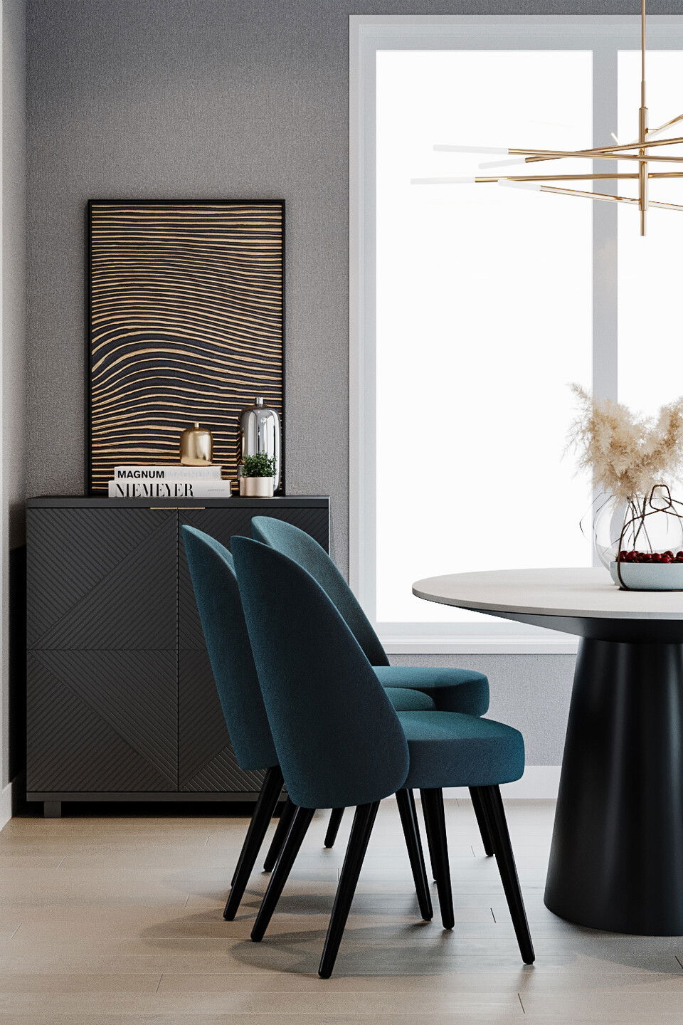 Modern Luxury Interior Dining Room Design Transformation