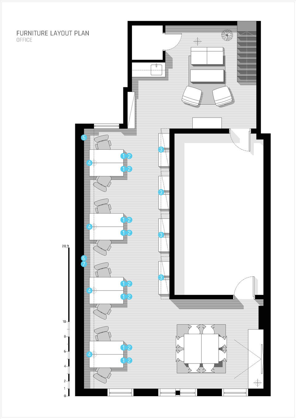 Online Designer Business/Office Floorplan