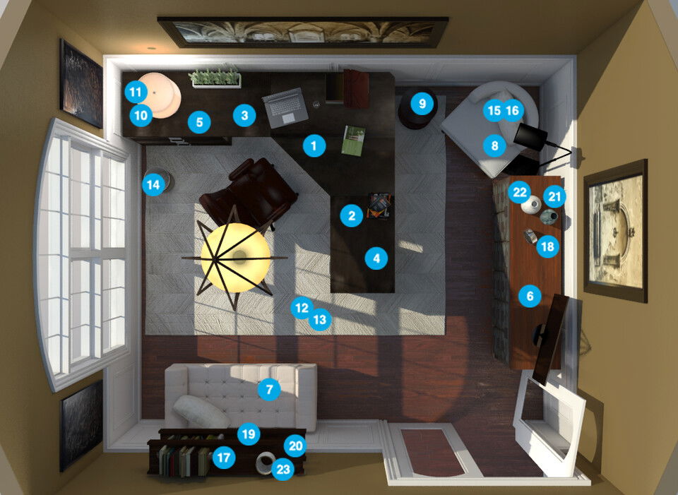 Online Designer Home/Small Office Floorplan