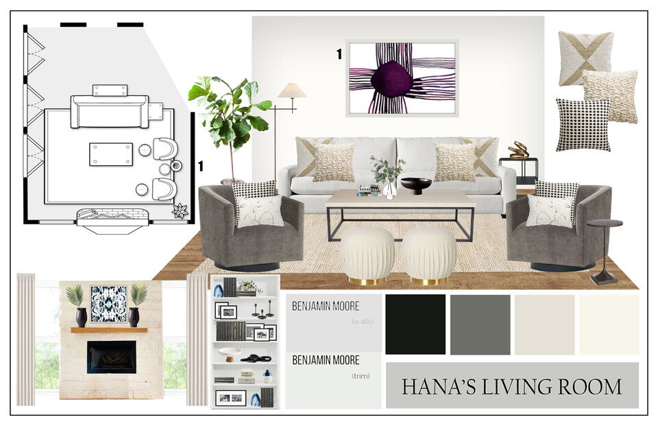 Casual Chic Home Interior Design Casey H. Moodboard 2 thumb