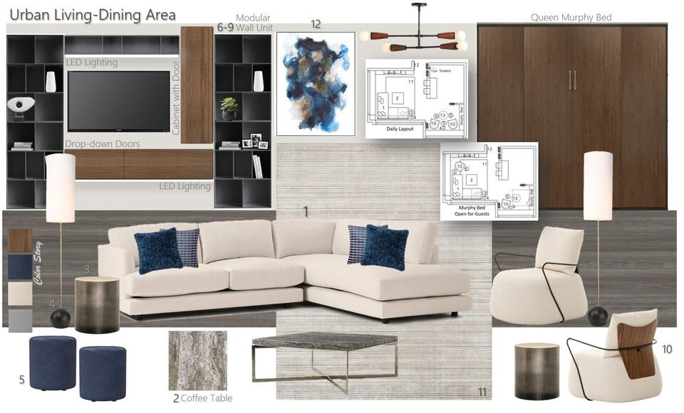 Fresh & Comfortable Abode Transformation Wanda P. Moodboard 1 thumb