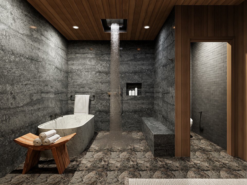 Luxurious & Relaxing Coastal Bathroom Interior Design