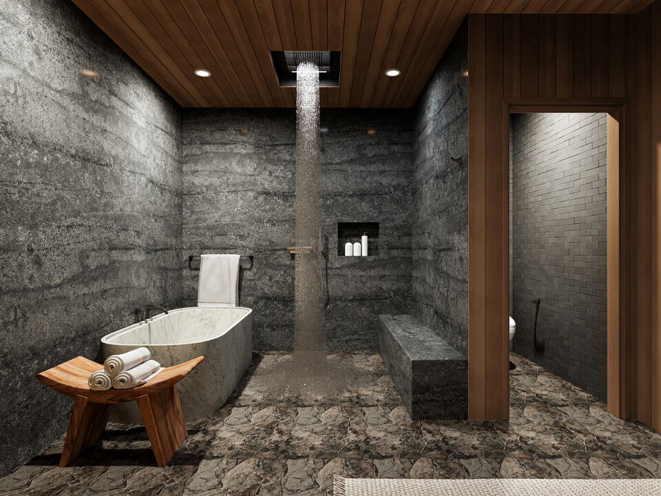 Online Designer Bathroom 3D Model 1