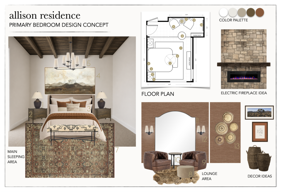 Cozy Transitional Bedroom Retreat Sarah R. Moodboard 2 thumb