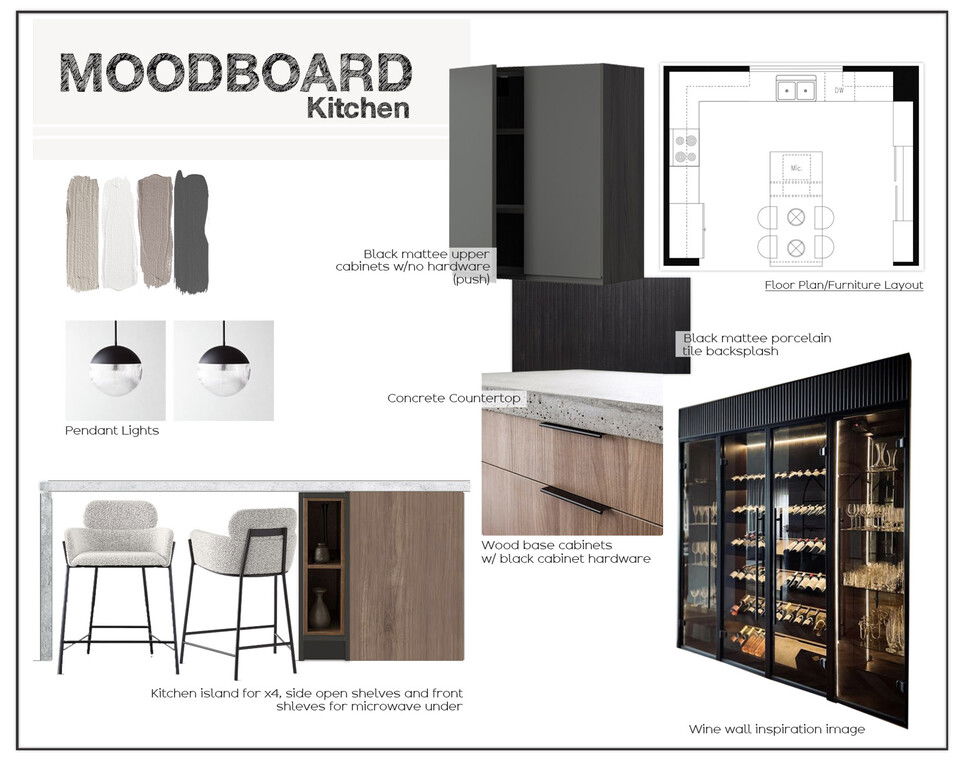 Lux Airy House Interior Design Marine H. Moodboard 2 thumb